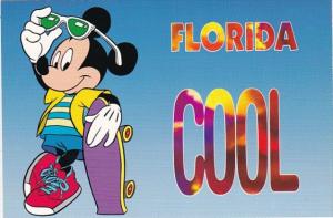 Florida Cool Mickey Mouse With Skateboard