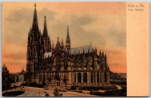 Koln a. Rh. Dom Sudseite Catholic Cathedral Cologne Germany Postcard