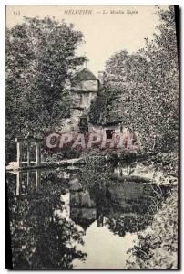 Postcard Old Windmill The mill fir Meluzien