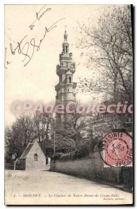 Old Postcard Roscoff The bell tower of Our Lady of Croaz Batz