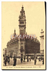 Postcard Old New Stock Exchange Lille