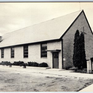 c1970s Eagle Grove, IA Samuel Lutheran Church Litho Photo by Wesselink Lg PC M1