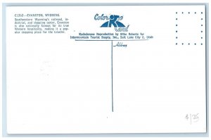 c1950's Southwestern Wyoming's Railroad Industrial Evanston Wyoming WY Postcard