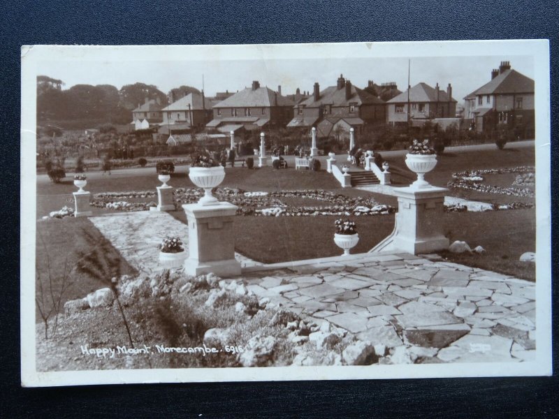 Lancashire MORECAMBE Happy Mount c1930s RP Postcard