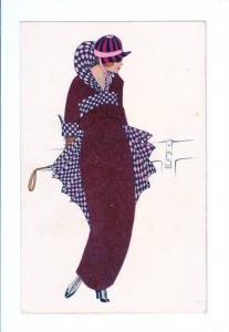 LP26    Illustrator, unsigned artist,  vintage postcard,  