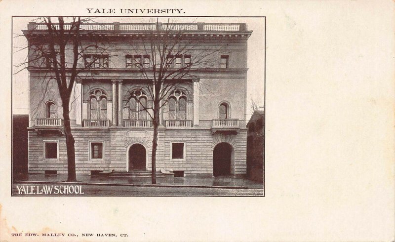 Yale Law School, Yale University, New Haven, CT., 1898 Private Mailing Card