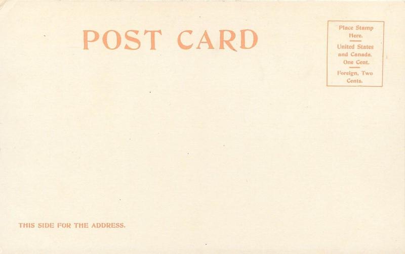 c1902 Detroit Phostint PC Eastern College & High School Poughkeepsie NY Unposted