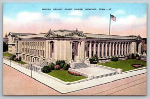 Shelby Court House - Memphis, Tennessee - Postcard