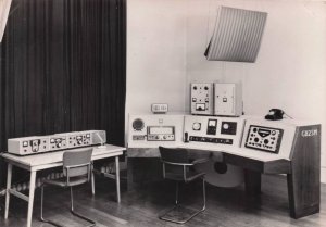 Science Museum Vintage Radio Station Call Sign GB2SM Photo Postcard