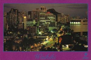 Hawaii Waikiki At Night