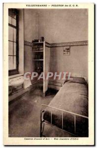 Old Postcard Villeurbanne Platoon Barracks EOR Jeanne d & # 39arc A room d & ...