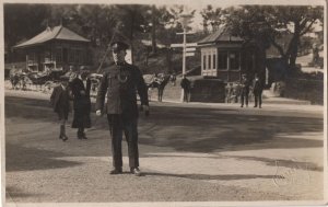 Buxton Policeman Derby Old Real Photo Police Postcard