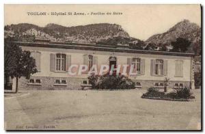 Postcard Old Army Health Toulon Ste Anne Hospital Pavilion Bains