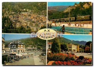 Postcard Modern Light and Colors of Ariege Ax les Thermes Spa and winter spor...