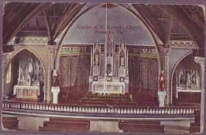Pensacola FL - Altar in  St. Michael's Church, at 19 N Palafox St 1900s