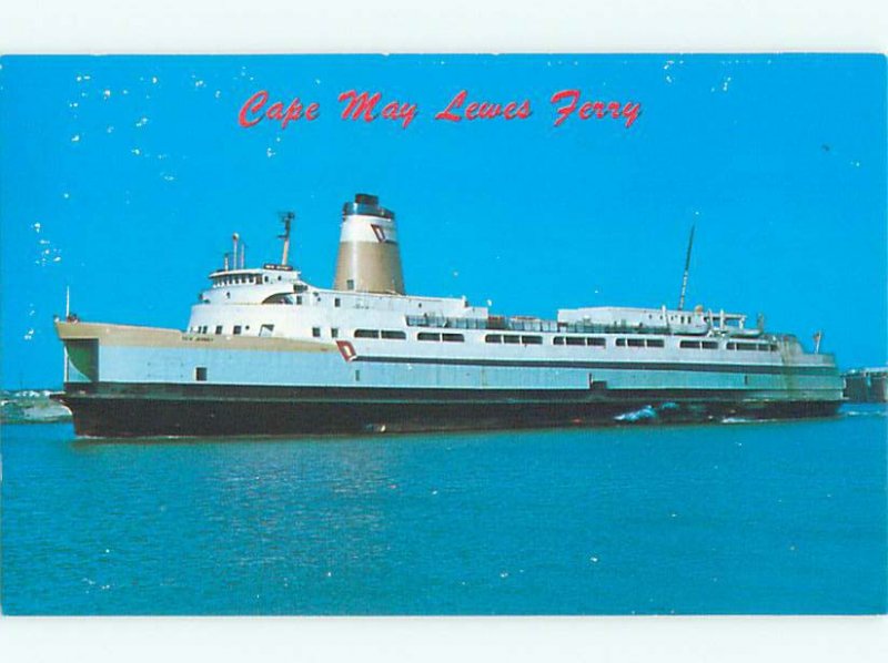 Pre-1980 BOAT SCENE Cape May - Near Wildwood & Vineland New Jersey NJ AF4368