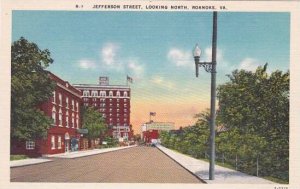 Virginia Roanoke Jefferson Street Looking North