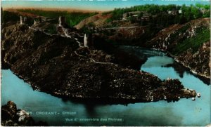 CPA Crozant - Creuse - Vue d'Ensemble des Ruines (1039827)