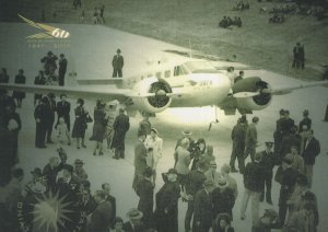 SATA Air Acores Portugal Aircraft Plane Airport Anniversary Postcard