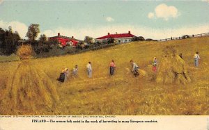 Women Folk Finland Farming Unused 