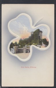 Embossed Ireland Postcard - Ross Castle, Killarney     T6460