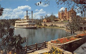 Cruising the rivers of America frontierland Disneyland, CA, USA Disney 1972 