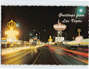 Postcard The Strip, Greetings from Las Vegas, Nevada