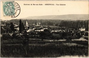 CPA Environs de BAR-sur-AUBE Arsonval Vue générale Aube (101056)