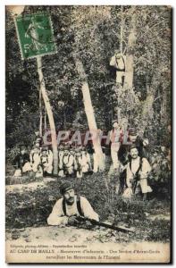 Militaria Camp of Mailly Old Postcard Maneuvers d & # 39infanterie A section ...