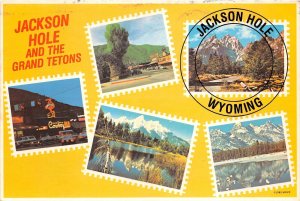 US7 USA Jackson Hole and the grand Tetons Wyoming multi view 1988