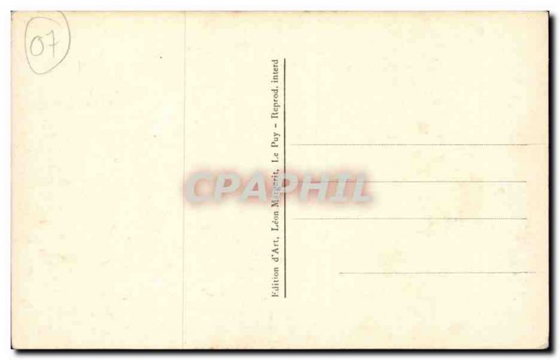 Louvesc Old Postcard General view and Mount Chaix