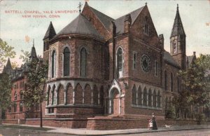 Postcard Battell Chapel Yale University New Haven CT