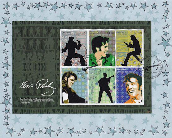 Elvis Presley 1935 to 1977 Grenada Grenadines Stamp First Day Cover