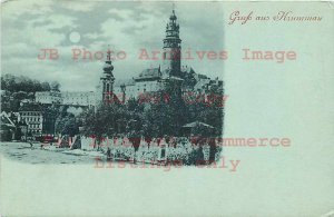 Czech Republic, Gruss aus Krummau, Cesky Krumlov, Castle