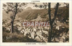 Modern Postcard Auvergne Le Mont Dore General view Teleferique