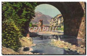 Postcard Old Sospel The Old Bridge