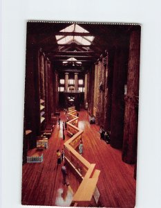 Postcard Interior, Forestry Building, Portland, Oregon