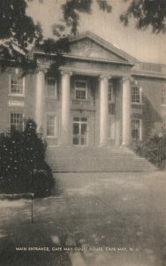 CAPE MAY NJ COURT HOUSE ANTIQUE POSTCARD