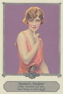 Women's Wisdom Humor - Coffee, chocolate, and men. Some things are better Rich