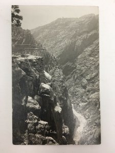 Royal Gorge Wonder View Real Photo Postcard RPPC Cyko Colorado