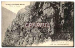 Old Postcard Pilgrimage of Our Lady of La Salette Road Tunnels