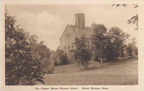 Massachusetts Mount Herman School The Chapel Albertype