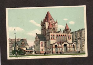 MA Trinity Church Boston Mass Massachusetts Phostint Postcard