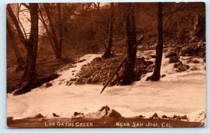 LOS GATOS CREEK, San Jose Area CA California ~ Santa Clara County 1924 Postcard