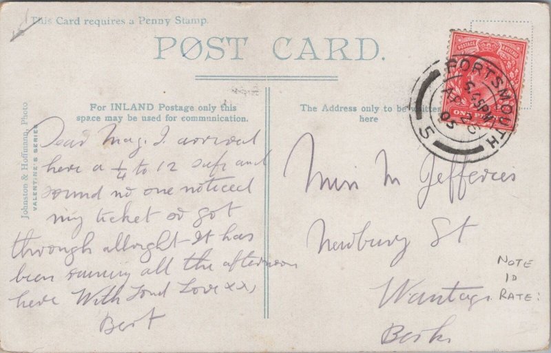 Genealogy Postcard - Jefferies, Newbury Street, Wantage, Berkshire GL649