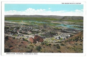 Green River, Wyoming, from Castle Rock, On Union Pacific System unused