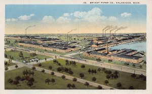 J82/ Kalamazoo Michigan Postcard c1910 Bryant Paper Co Factory 143