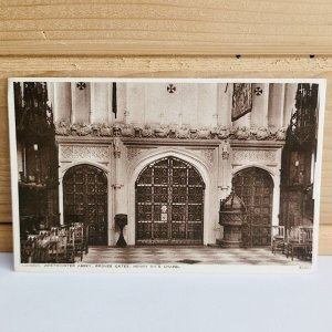 Westminster Abbey Henry VII Chapel Antique Postcard 1920s 3.5 x 5.5