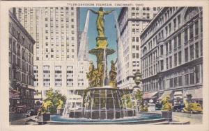 Ohio Cincinnati Tyler Davidson Fountain 1938 Kraemer Art