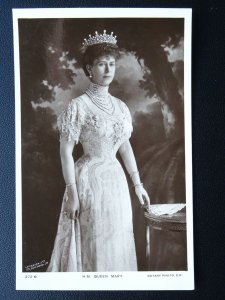 Royal Portrait H.M. QUEEN MARY - Old RP Postcard by Rotary / Langfier Ltd